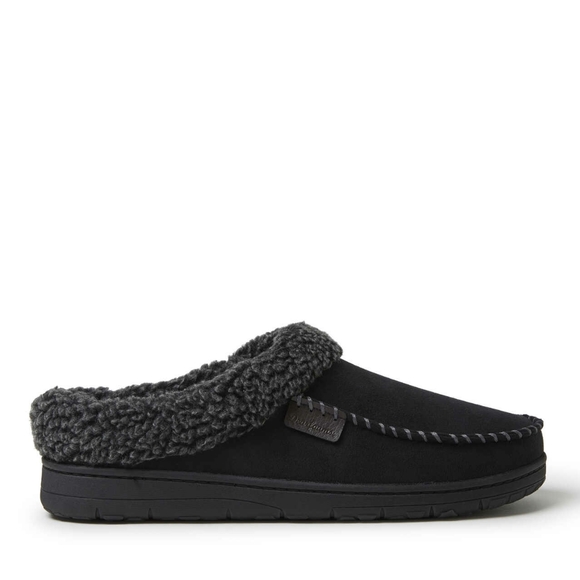 Dearfoams Men's Brendan Microsuede Clog Slipper - Picture 6 of 15